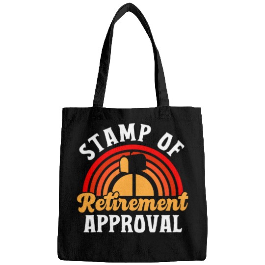 Retired Postal Worker vintages Retirement Retro Mailman Post 6 Bags