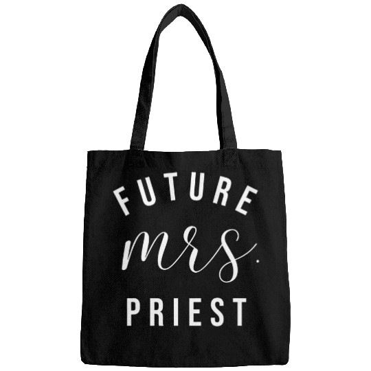 Future Mrs Priest Personalized Customized Fiancee Engagement Bags