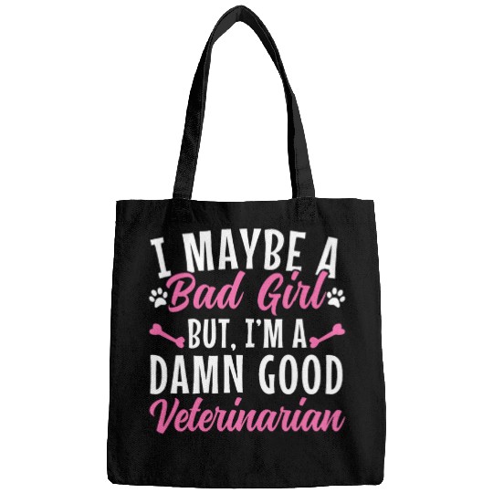 Girl animal rescuer animal doctor dog doctor Bags