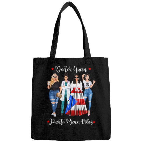 Womens Puerto Rican Doctor Queen medicals Surgeon Women Puerto Rico Bags