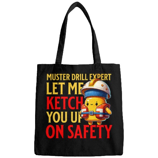Funny Boat Cruise muster drill safety sea vacation 10 Bags