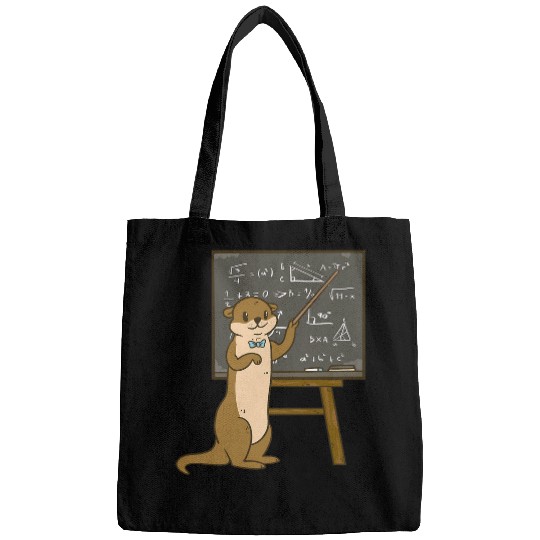 Charming Otter Educator Teaches Complex Equations Bags