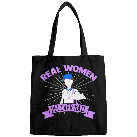 Womens Real Women Deliver Mail Postal Worker Carrier Post Bags
