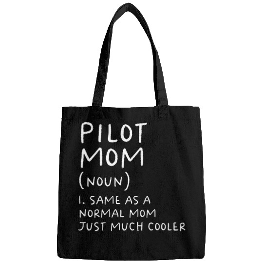 Pilot Mom Definition Airplane Bags