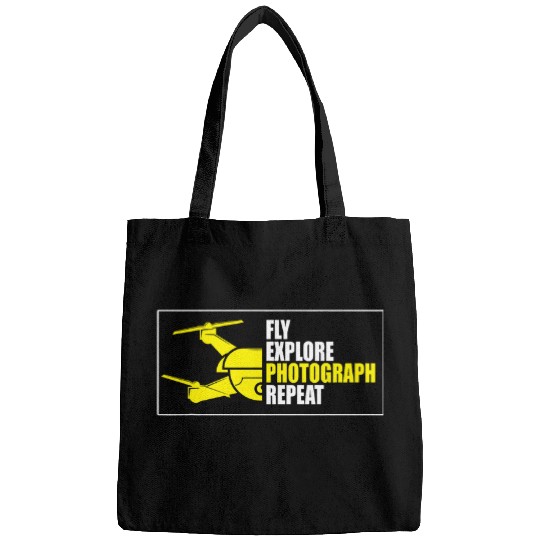 Drone Fly Explore Photograph Repeat Bags