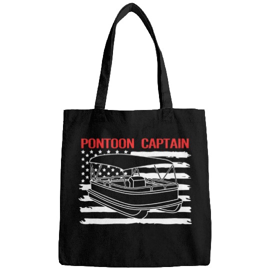 4th Of July American Flag Pontoon Boat Captain Bags
