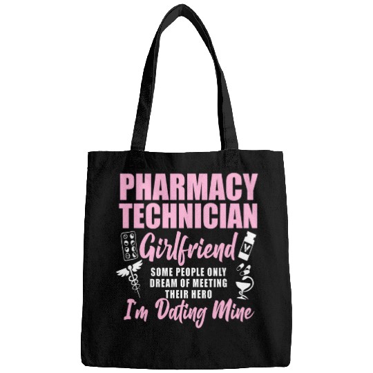 Pharmacy Tech Technician Pharmacist Student Girlfriend 1 Bags