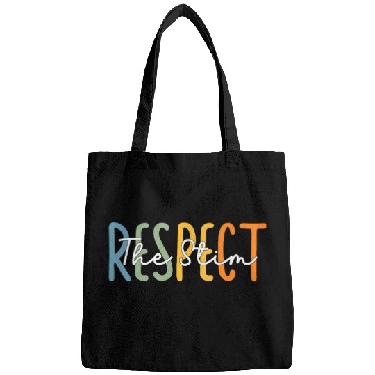 Respect the Stim Special Education Teacher Autism Awareness 2 Bags