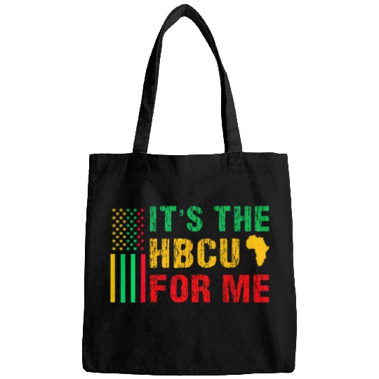 Its The HBCU For Me Retro HBCU Alumni Afro for HBCU Student Bags