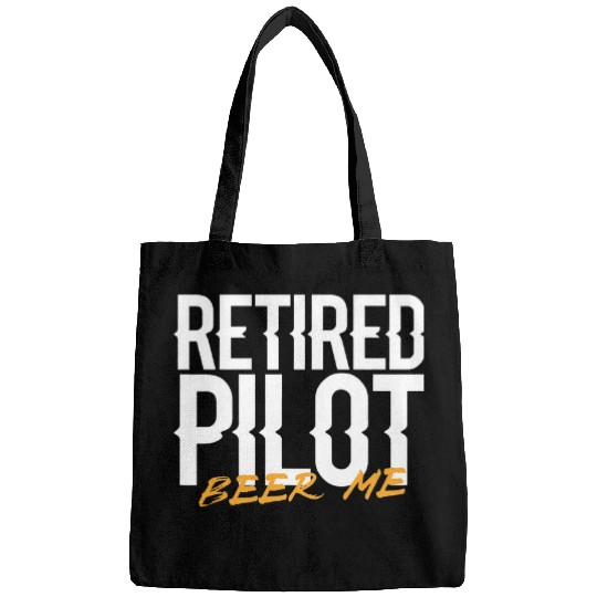 Retired Pilot Beer Me Bags
