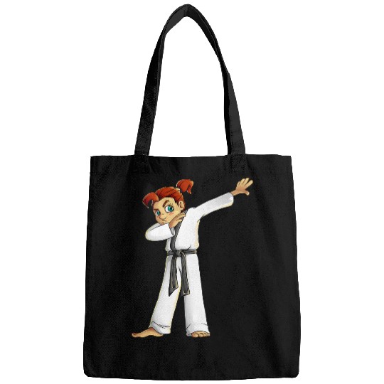 Cool Karate Girl Funny HipHop Judo Dancing Gift 1 Bags