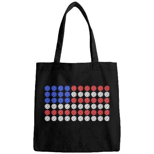 4th Of July Pickleball American US Flag Women Men Kids Bags