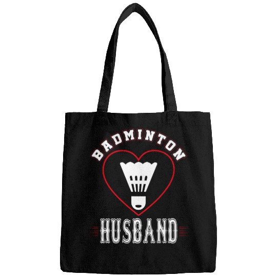 Mens Husband Badminton Gifts Funny Fathers Day Sports Lover Dad Bags