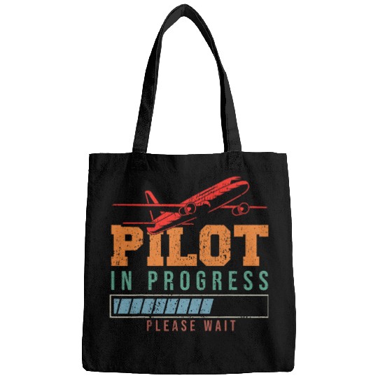 Pilot in Progress Aircraft Flight School Airplane Pilot 1 Bags