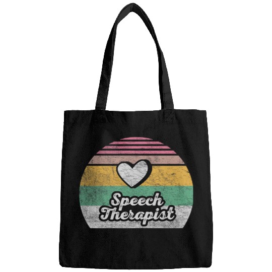 Retro vintages Speech Therapis Speech Pathology Gift 2 Bags