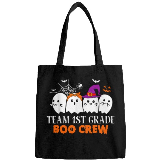 Team 1st grade Boo Crew Cute Halloween Teacher Student Bags