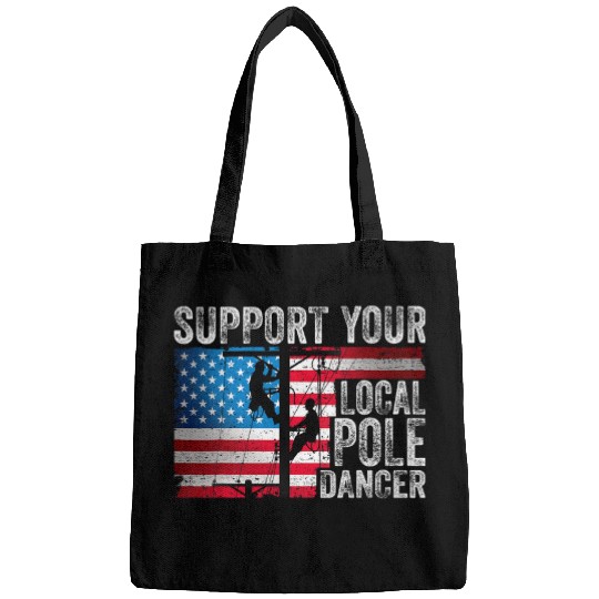 American Lineman Powerline Worker 2 Bags