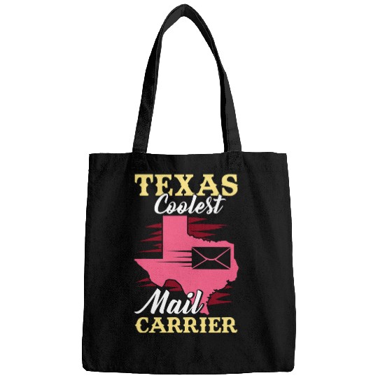 Texas coolest Mail carrier postal worker mail lady Bags
