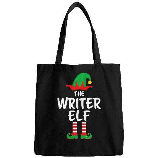 The Writer Elf Matching Family Christmas Bags
