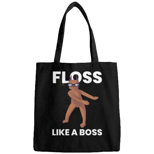 German Pinscher Dog Floss Like A Boss Flossing Dance Bags
