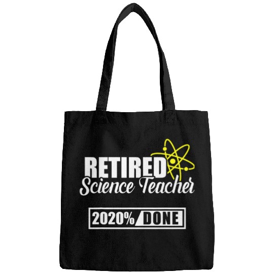 Retired Science Teacher Done School Retirement Gift DA1 Bags
