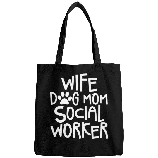 Womens Social Worker Wife Dog Mom Bags