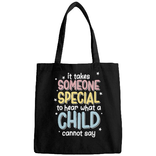 Hear What Child Cannot Say Speech Therapy SLP Therapist Bags