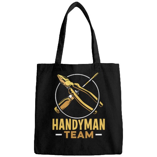 Handyman Team Fix Diy Handymen Repairing Bags