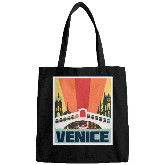 Italy Grand Canal Venice Bridge Boat tour Lagoon city Bags
