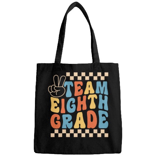 Team 8th Grade Eighth Team Retro Back To School Bags