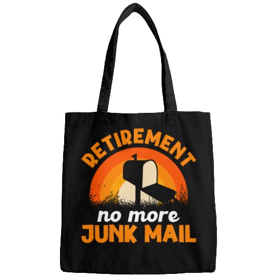 Retired Postal Worker vintages Retirement Retro Mailman Post 3 Bags