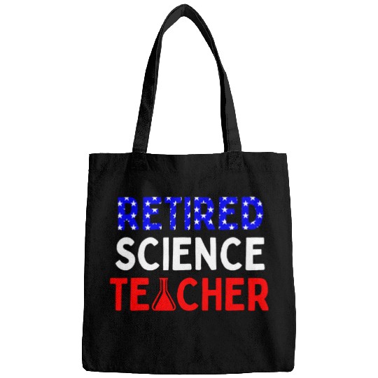 Retired Science Teacher Graduated School Retirement Bags