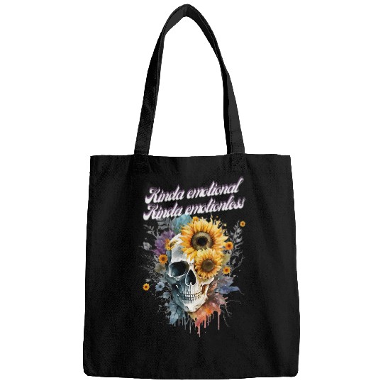 Kinda Emotional Kinda Emotionless Mental Health Therapist Bags