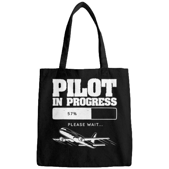 Pilot In Progress Flight Aviation Future Copilot Bags