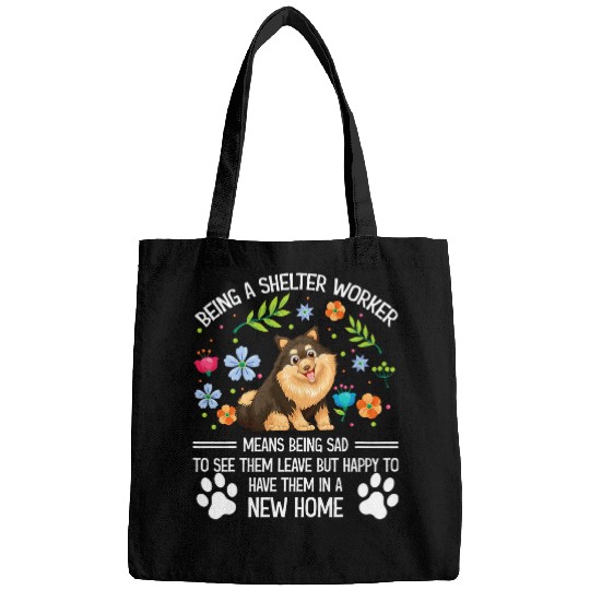Animal Shelter Worker Shelter Work Cat Volunteer Pet Lover Bags