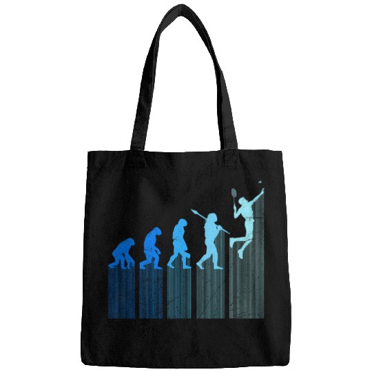 badminton player evolution monkey Badminton Bags