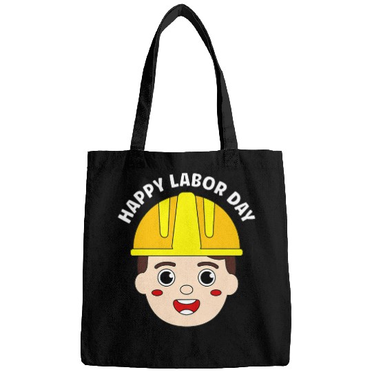 Happy Labor Day School Boy Worker Bags
