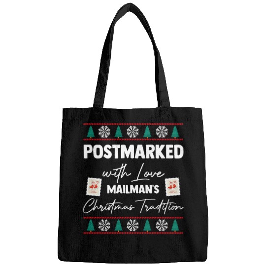Santa Postal Worker Post Office Worker Christmas Mailman 1 Bags