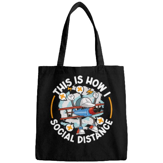 Future Pilot Aviation Airplane Airline Aviator Lifestyle 2 Bags