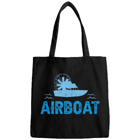 Airboat Florida Everglades vintages Bags
