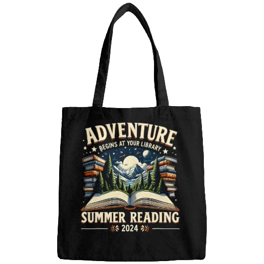 Adventure Begins At Your Library Reading Outdoor Summer 2024 Bags
