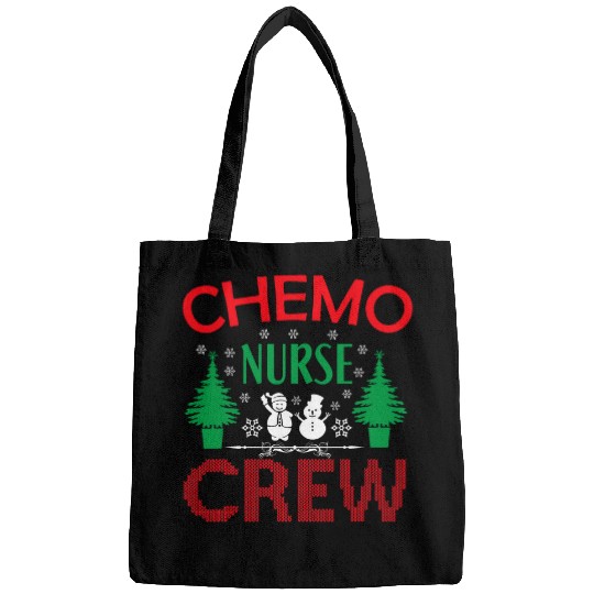 Chemo Infusion nurses Crew Christmas Gnomes Oncology nurses Bags