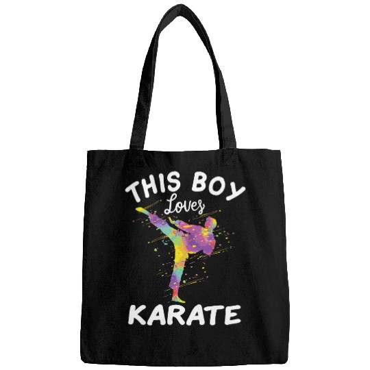 This Boy Loves Karate Bags