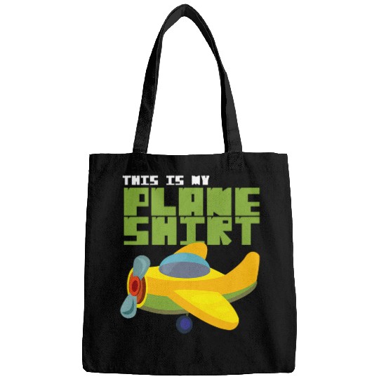 This Is My Plane Pilot Aviation Airplane Aircraft Plane Fly Bags