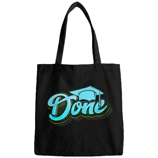 Phd Graduation Done Funny Graduate Student Outfit Bags