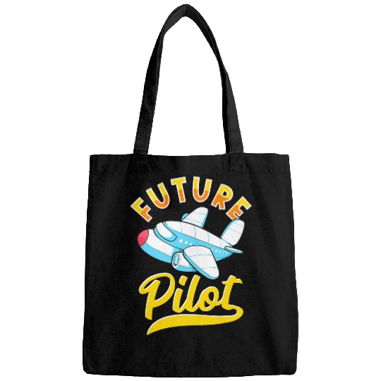 Future Pilot Airplane Kids Plane Travel Airport Flying Pilot Bags