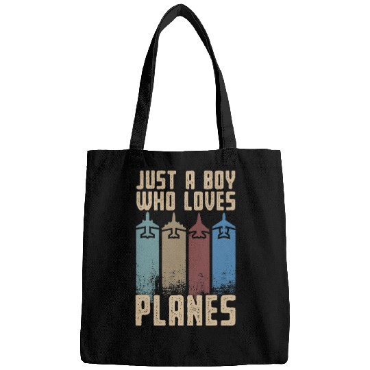Just A Boy Who Loves Planes Mens Toddler Pilot Flying 1 Bags