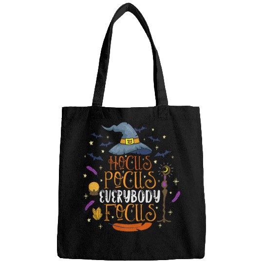 Hocus Pocus Everybody Focus School Teacher Halloween Bags