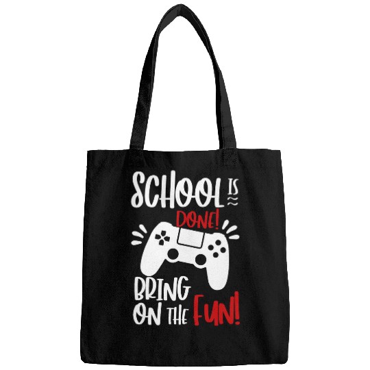 Bring On The Fun Last Day Of School Video Game Student Bags