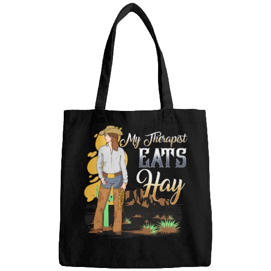 My Therapist Eats Hay I Equestrian Lovers I Horse Fan 3 Bags